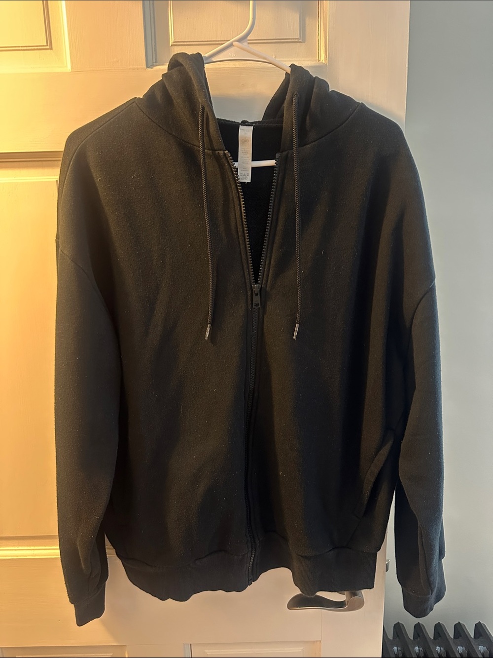 ALO Yoga Black Zip Hoodie